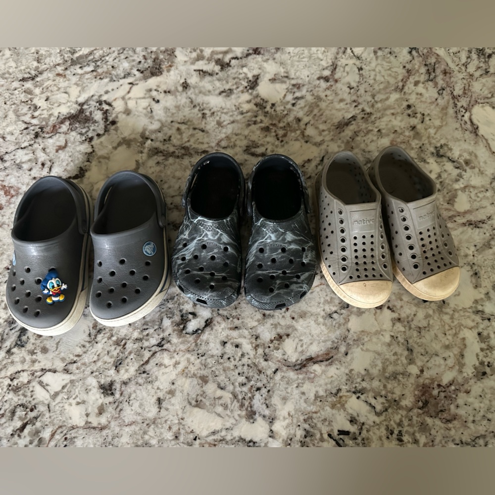 Toddler Boys Crocs and Natives
